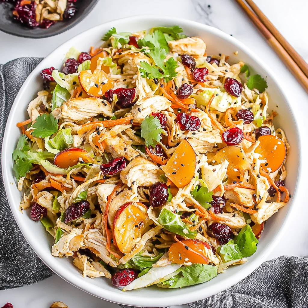 Asian Chicken Cranberry Salad