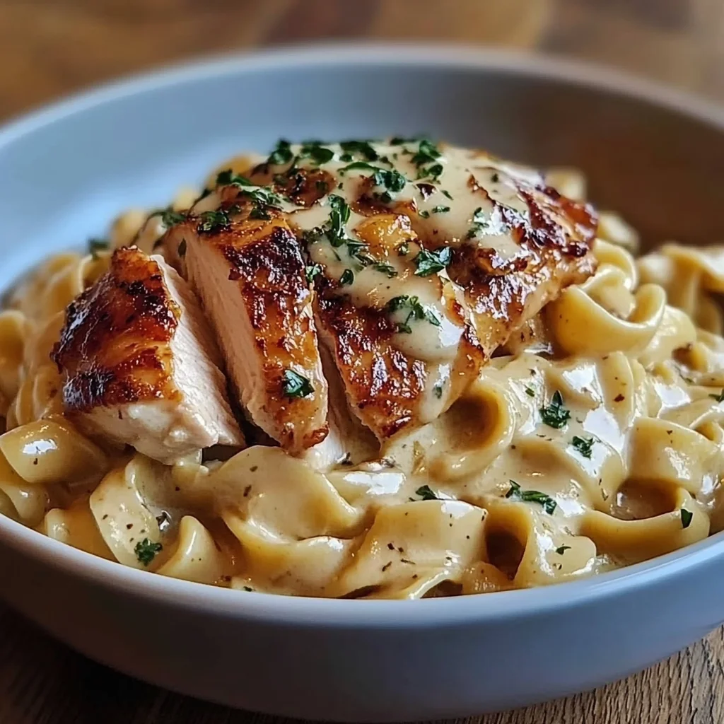 Chicken with Buttered Noodles