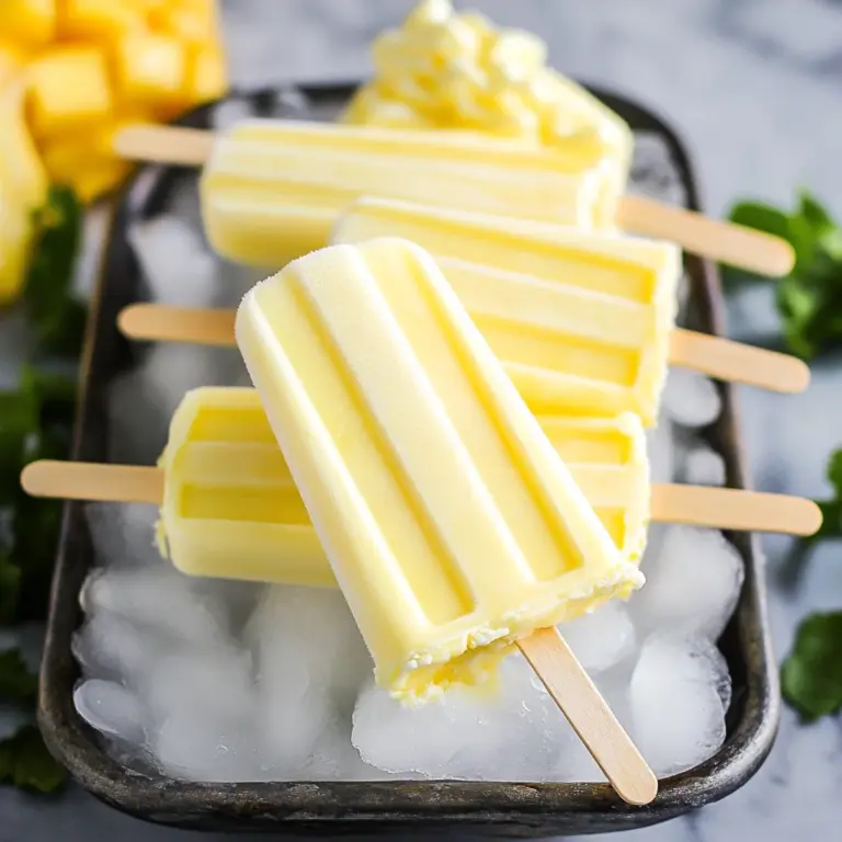 Dole Whip Popsicles