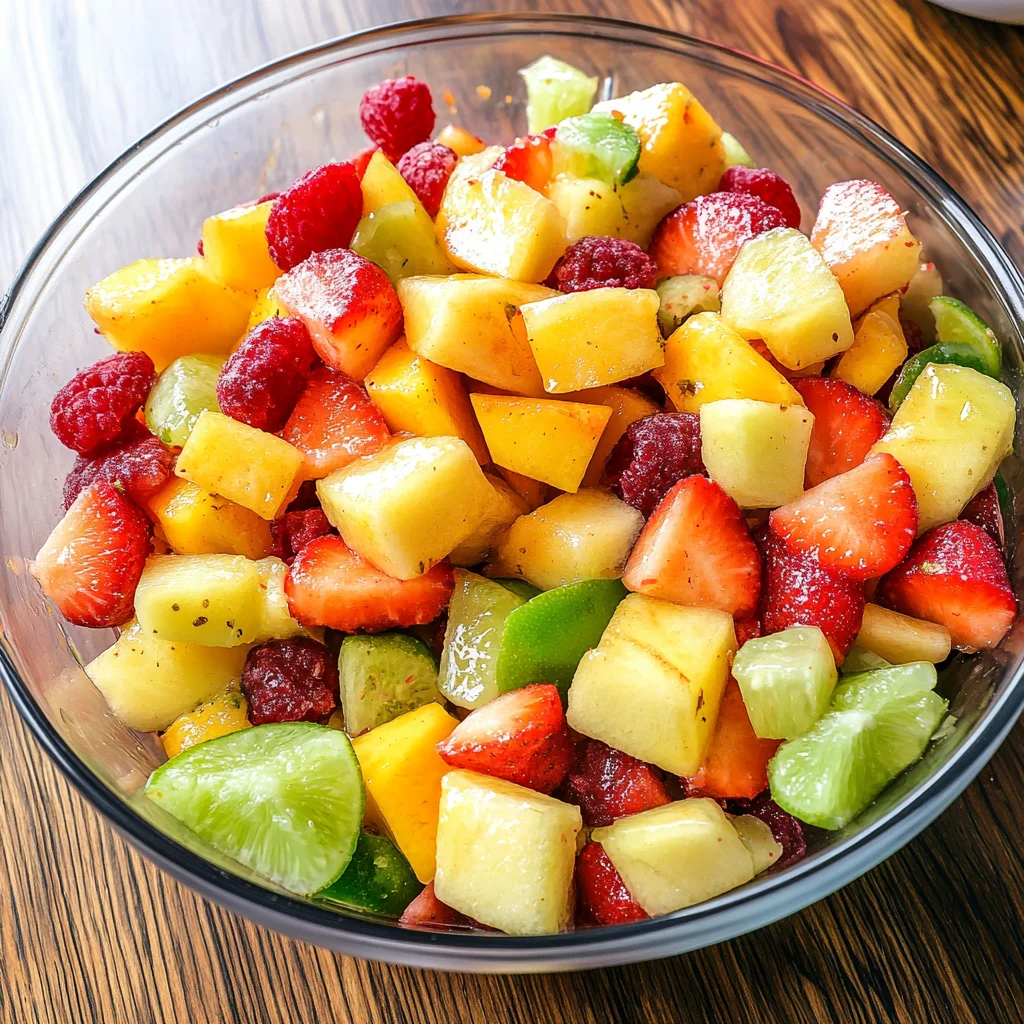 Honey Lime Fruit Salad