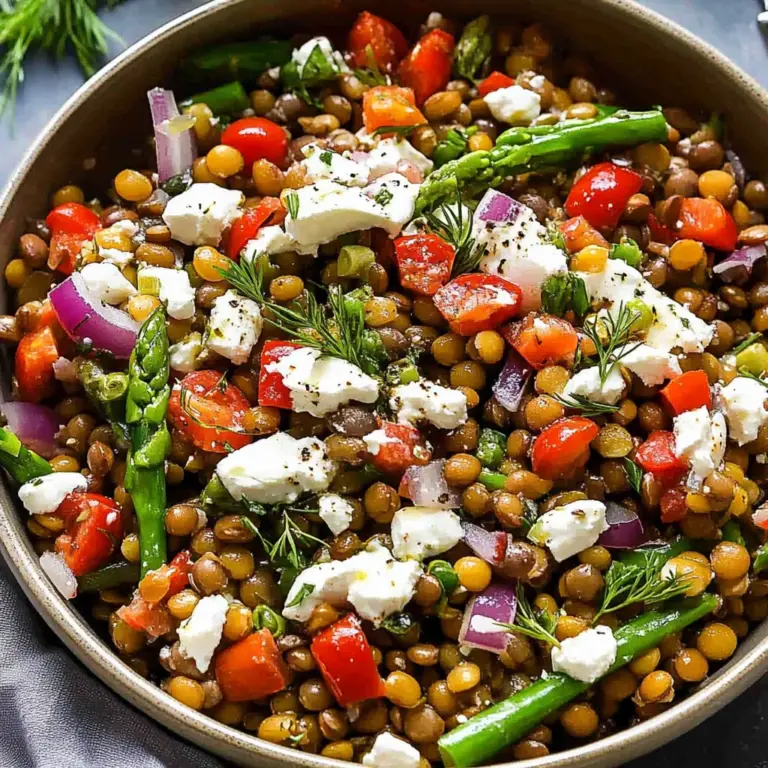 Mediterranean Lentil Salad