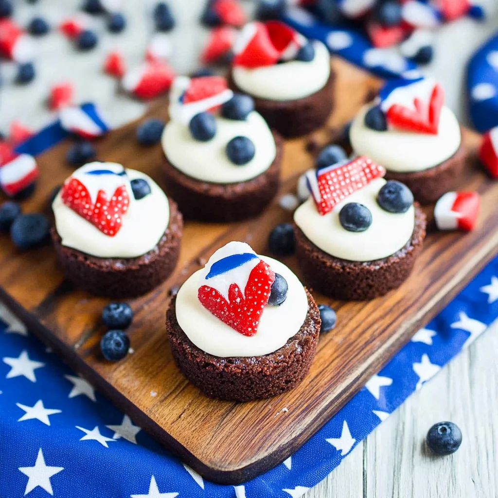 4th of July Brownies