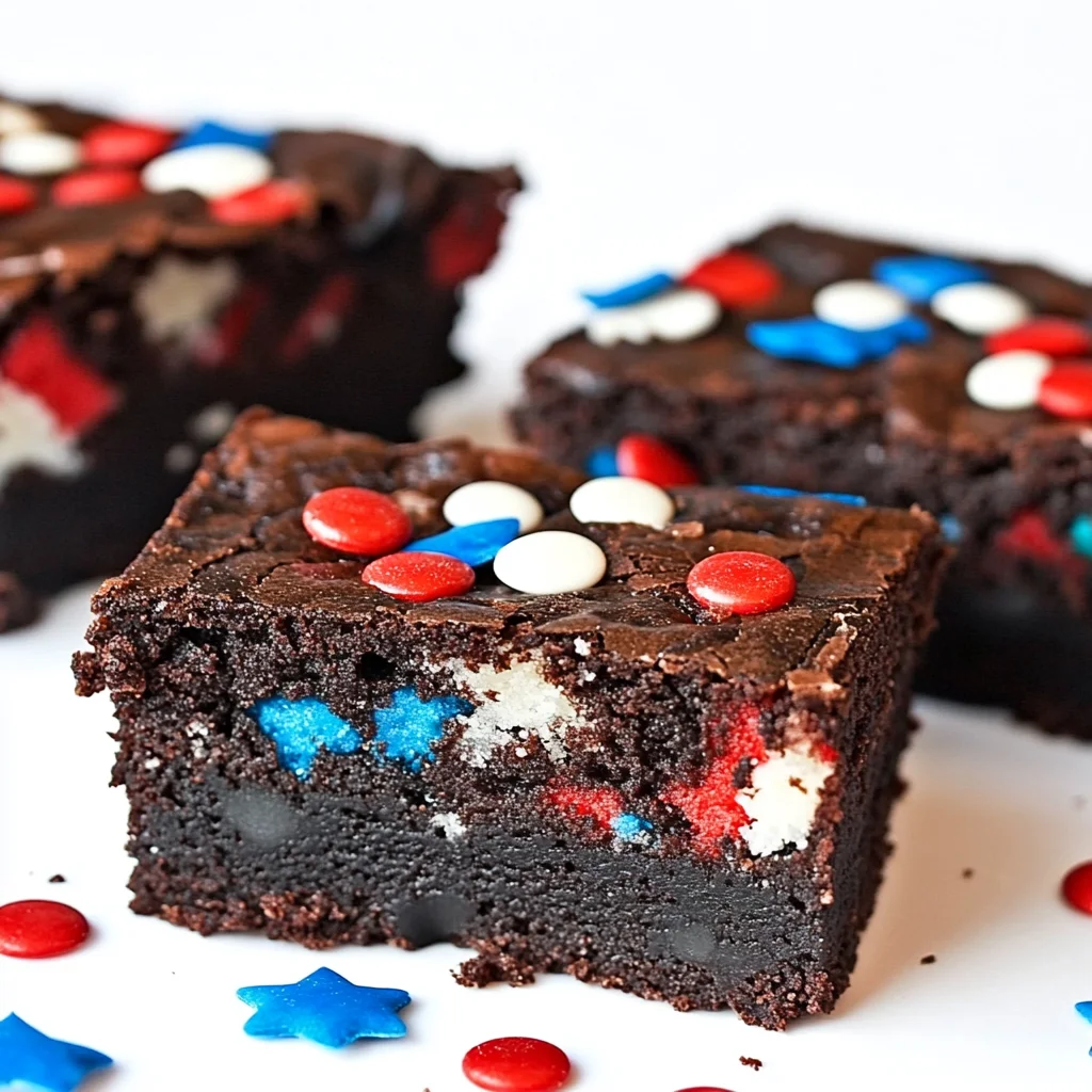 4th of July Brownies