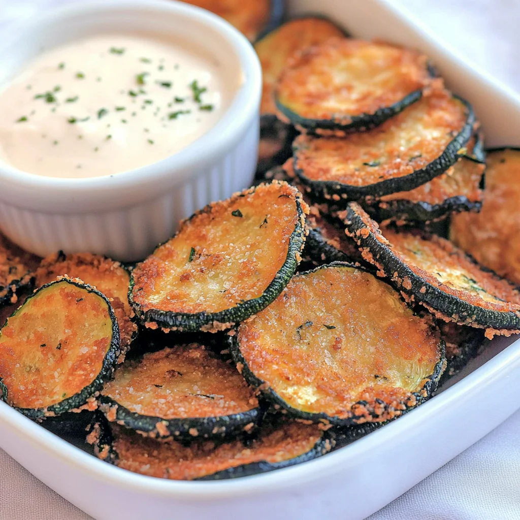 Air Fried Zucchini Keto Chips