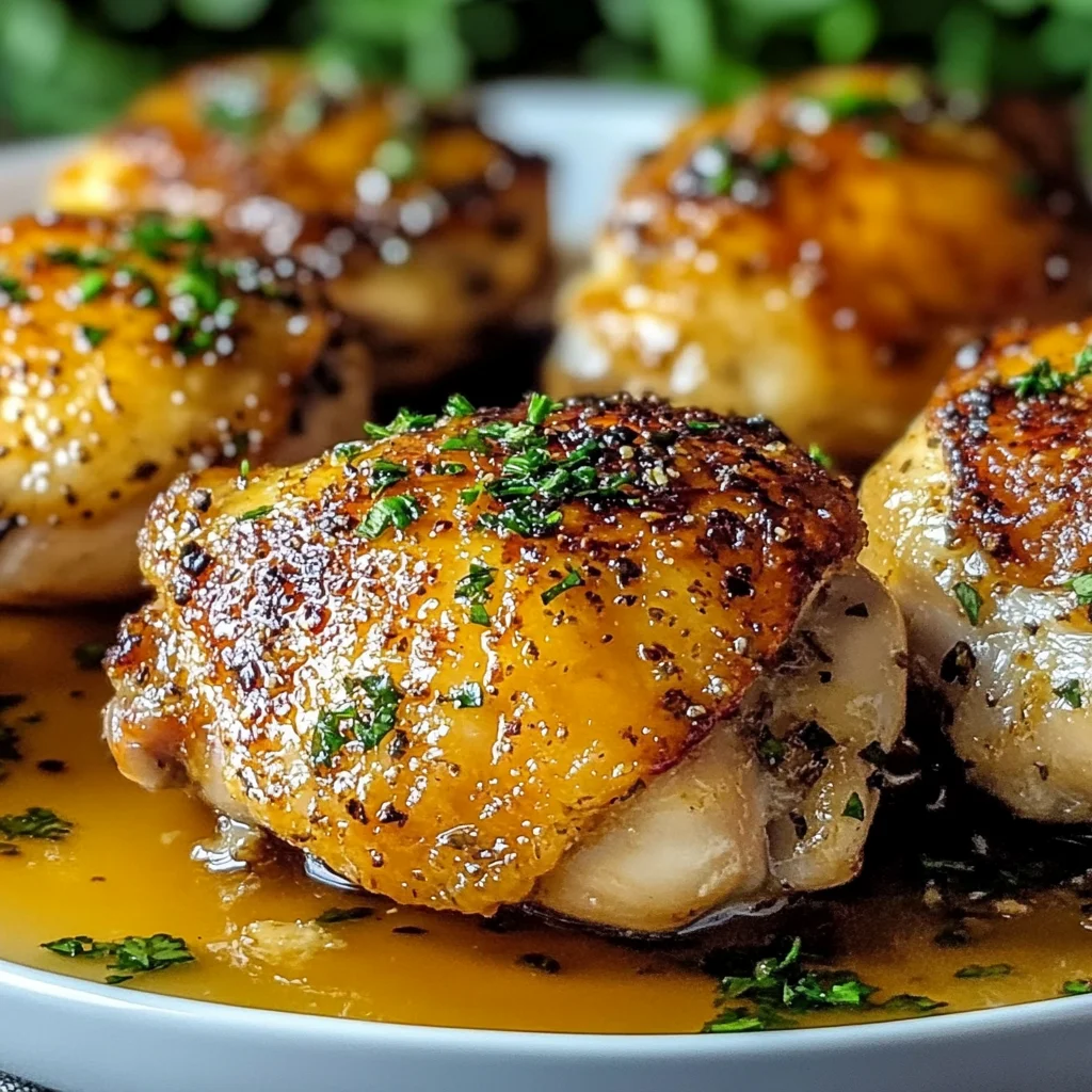 Baked Chicken Thighs Recipe