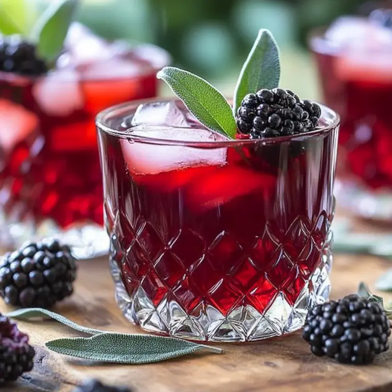 Blackberry Sage Iced Tea