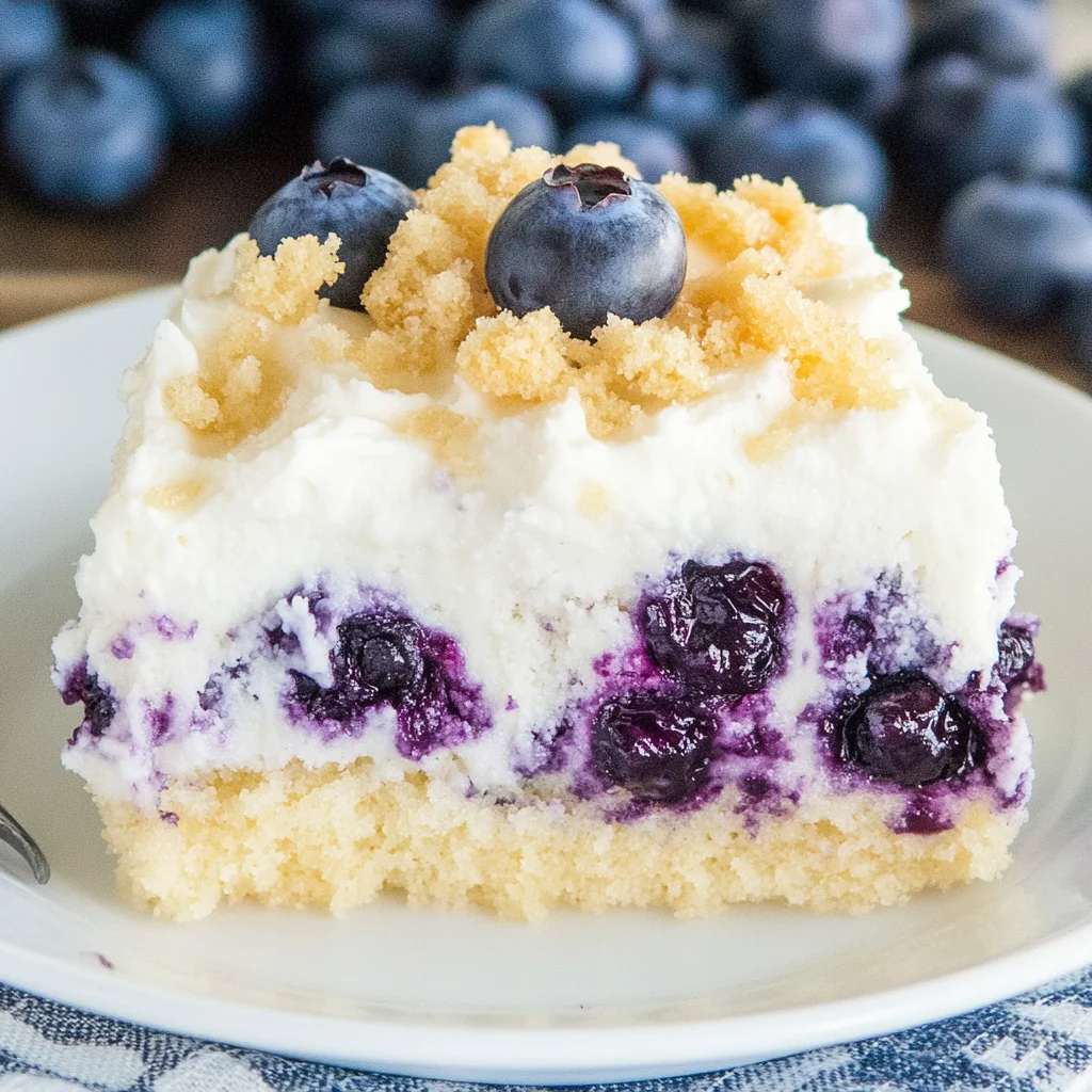 Blueberry Poke Cake