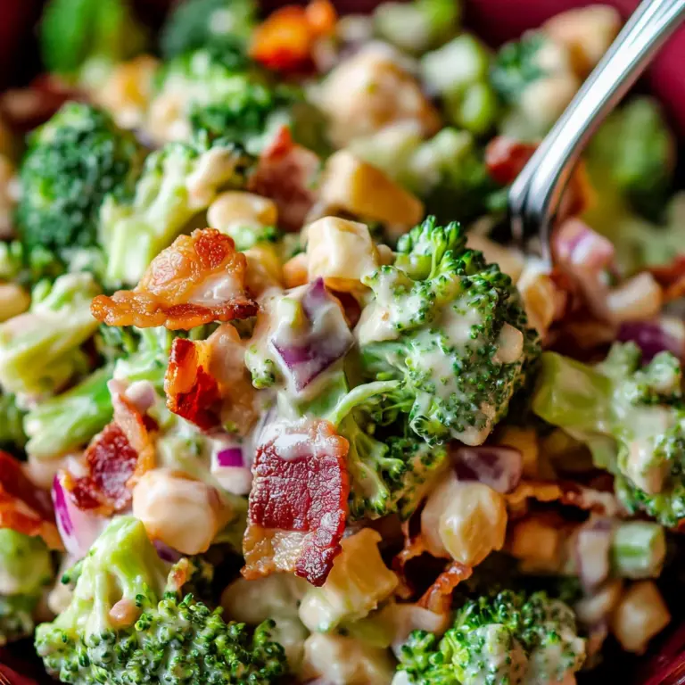 Broccoli Salad with Turkey Bacon Recipe