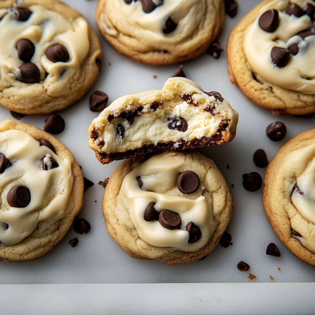 Chocolate Chip Cheesecake Cookies
