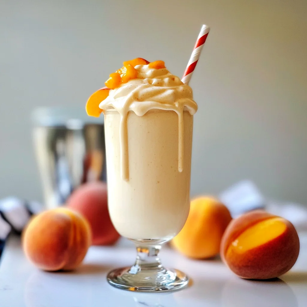 Copycat Chick-Fil-A Peach Milkshake