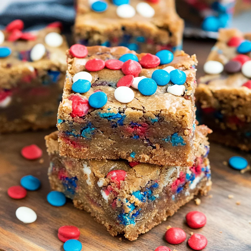 Fireworks Blondies