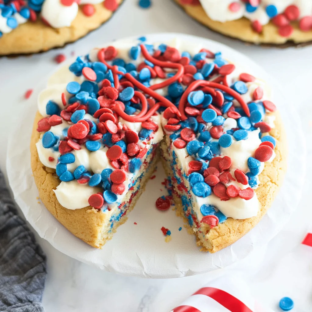 Fireworks Sugar Cookie Cake Recipe
