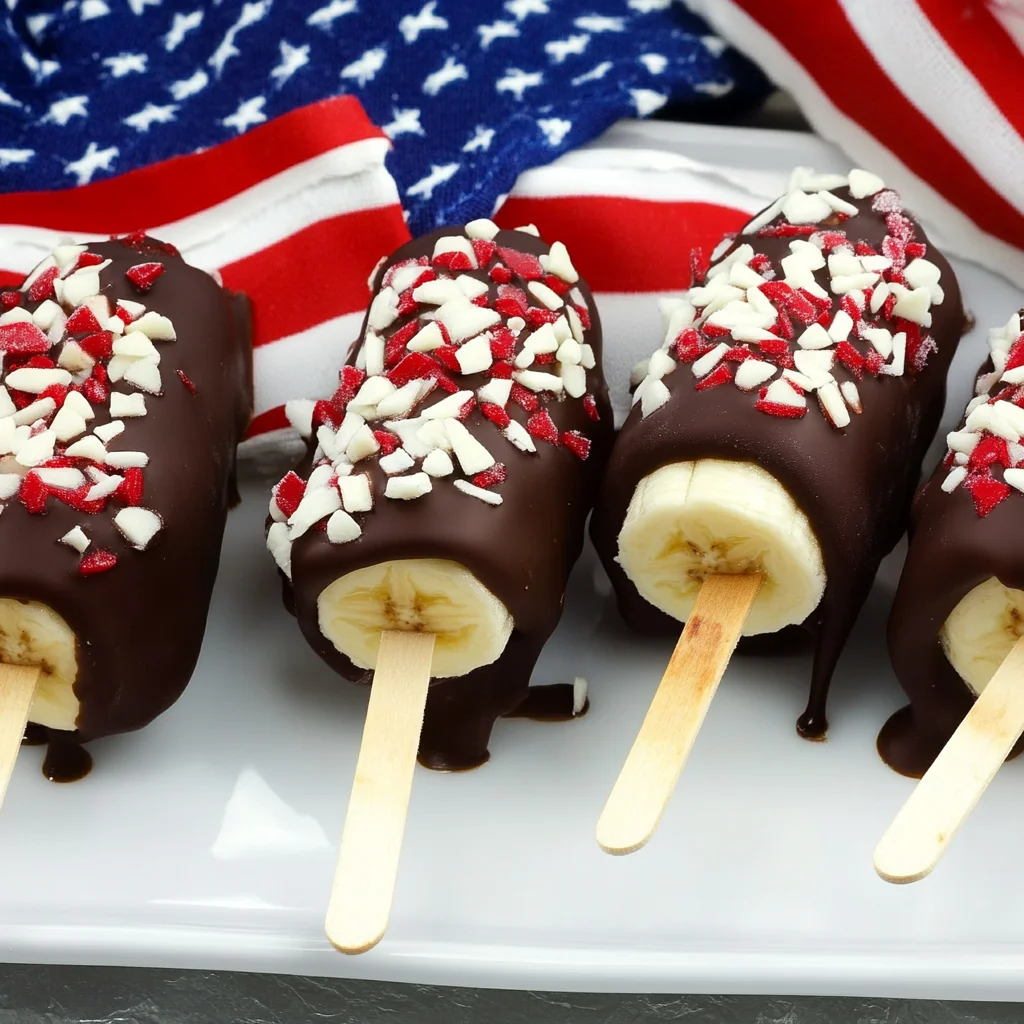 Frozen Chocolate-Covered Bananas