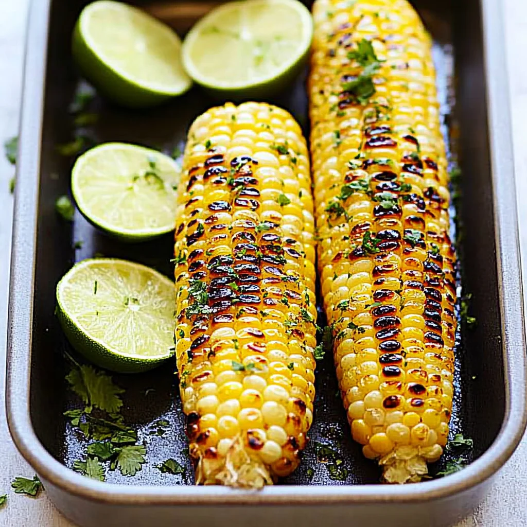 Honey Butter Cilantro Lime Grilled Corn