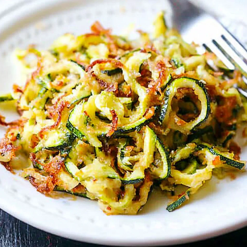 Keto Air Fryer Zucchini Noodles Recipe