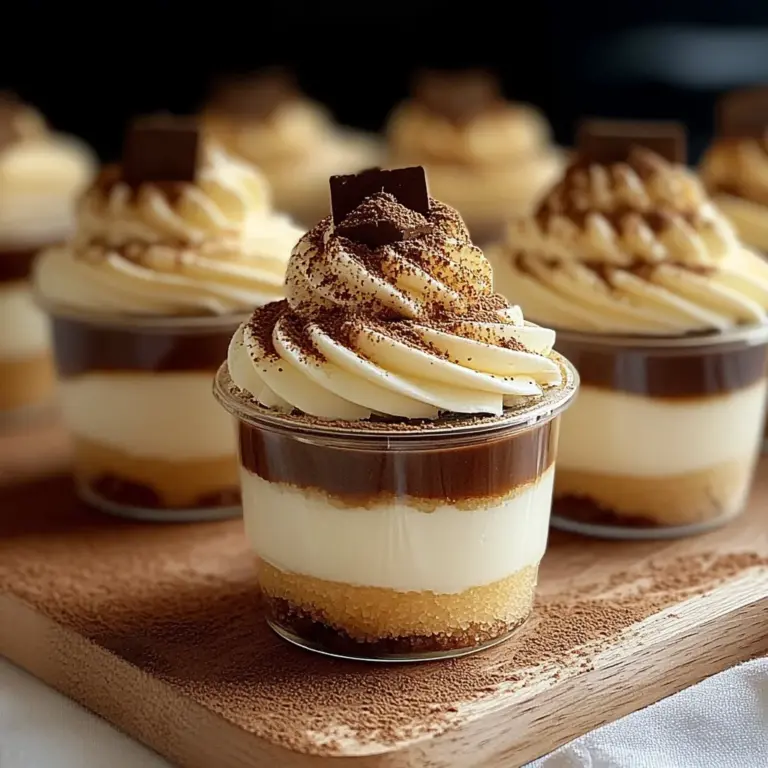 MINI TIRAMISU CUPS