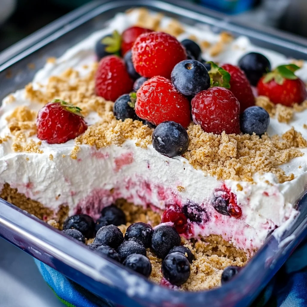 No Bake Berry Dessert Lush Recipe