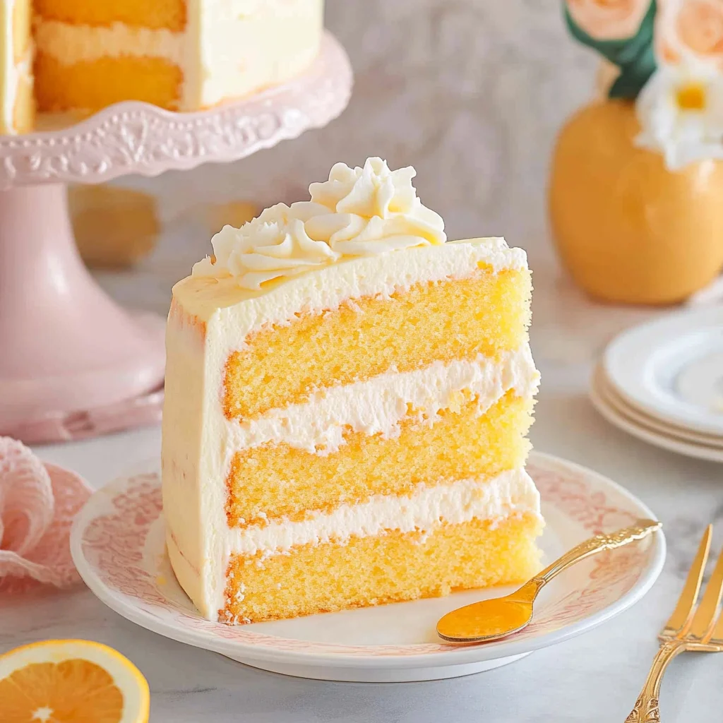 Orange Creamsicle Cake