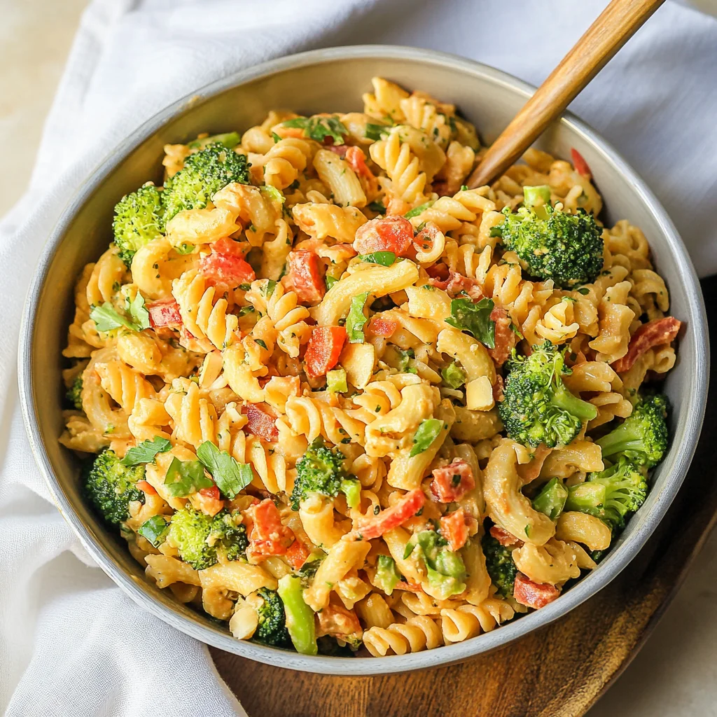 Peanut Broccoli Pasta Salad