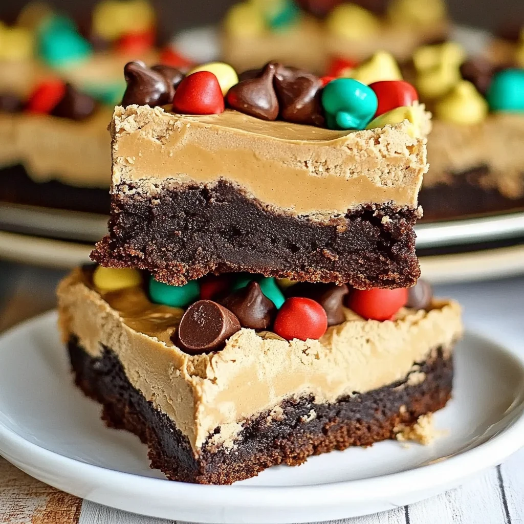 Peanut Butter Whip Brownies