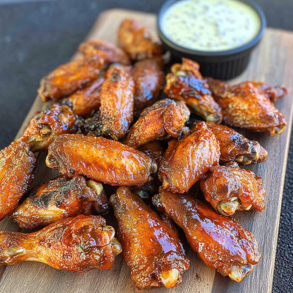 Pellet Grill Chicken Wings