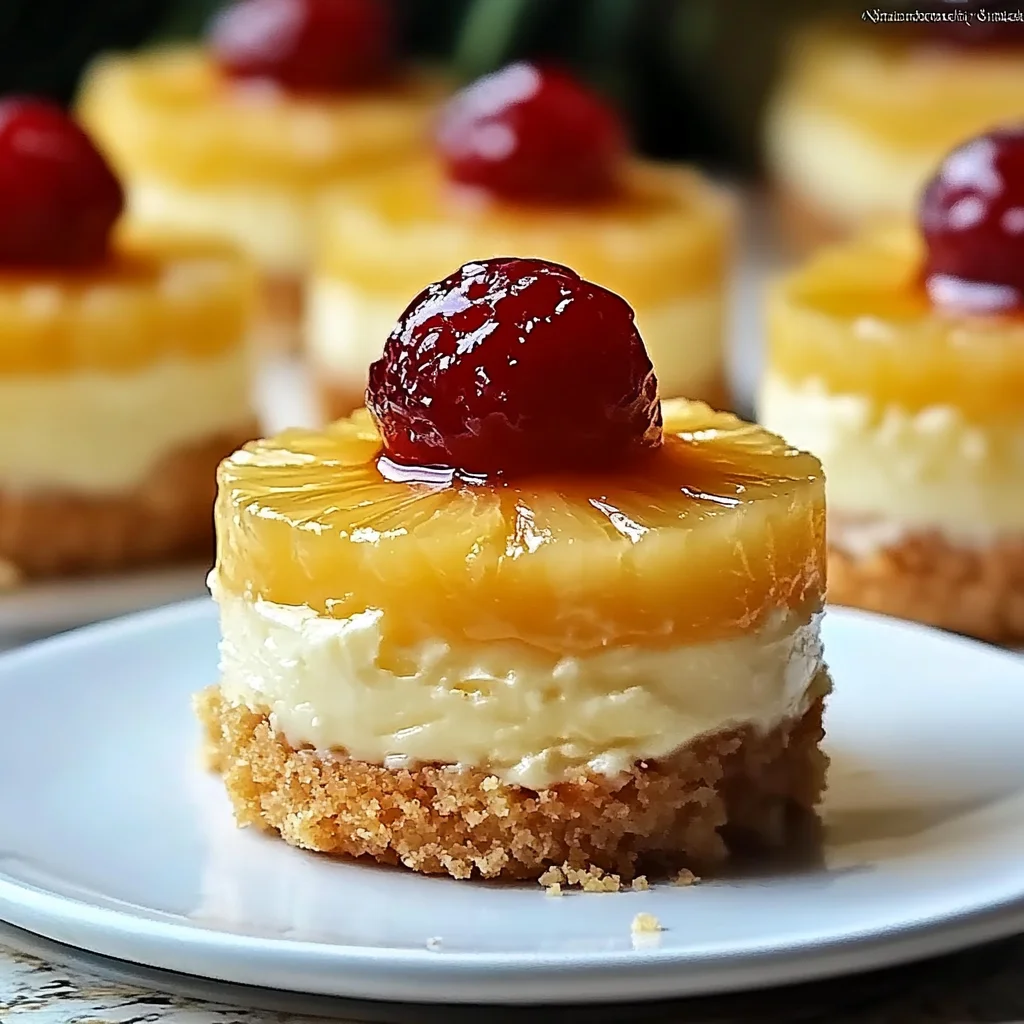 Pineapple Cheesecakes