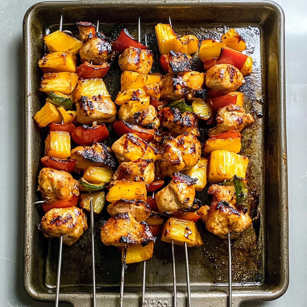 Pineapple Chicken Kabobs
