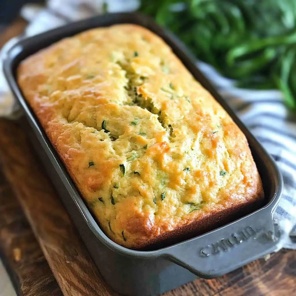 Savory Zucchini Cheddar Quick Bread