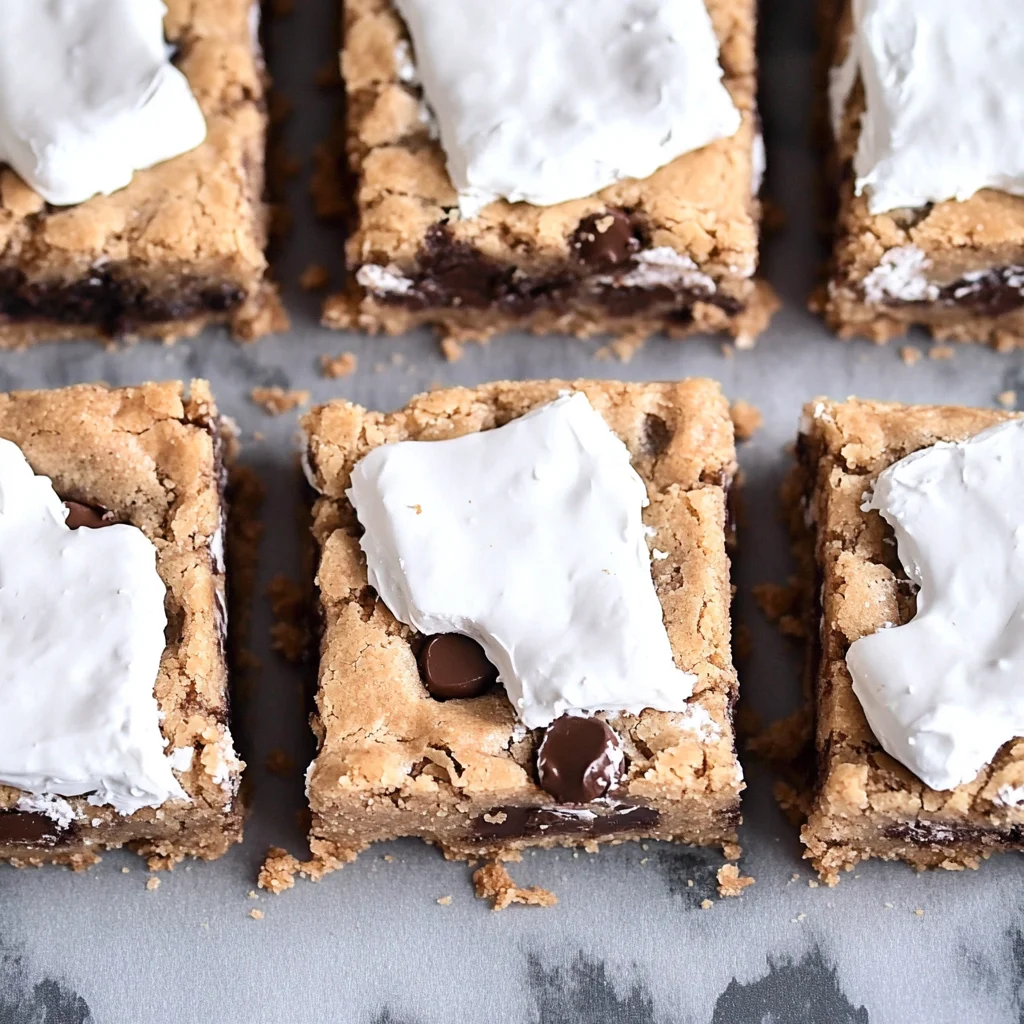 S’mores Cookie Bars