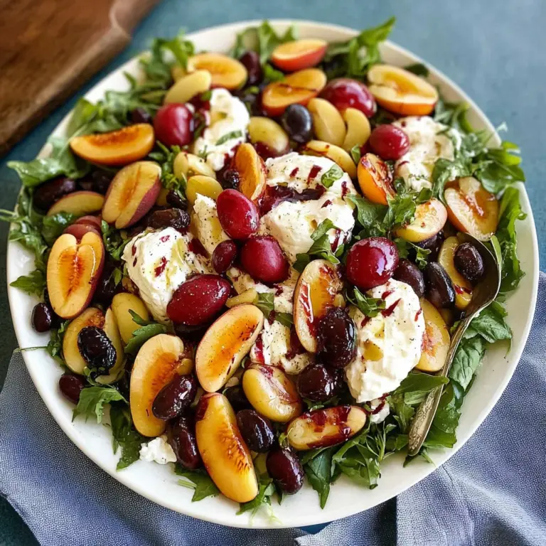 Stone Fruit Salad with Burrata