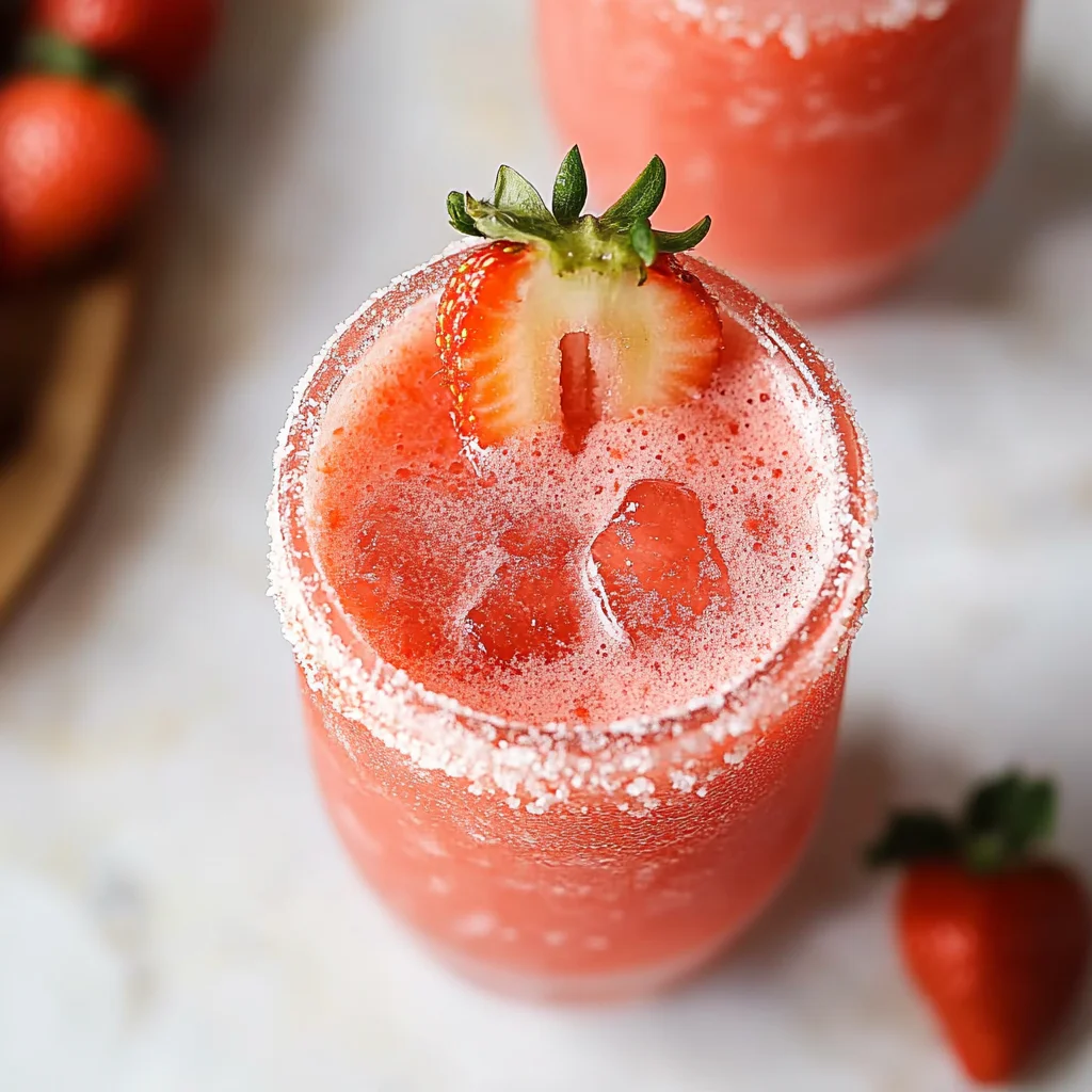 Strawberry Margarita Mocktail (Paleo, AIP)