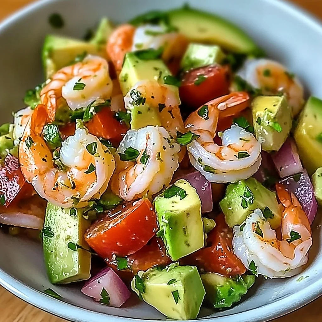 Zesty Lime Shrimp and Avocado Salad
