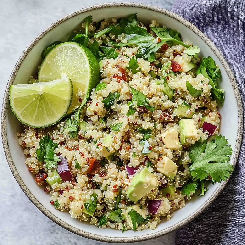 Cilantro Lime Quinoa Salad