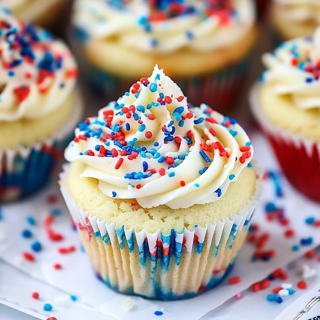 Fireworks Funfetti Cupcakes Recipe
