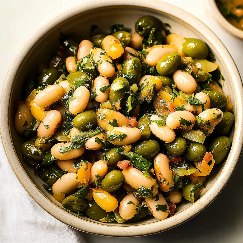 Green Olive Bean Salad