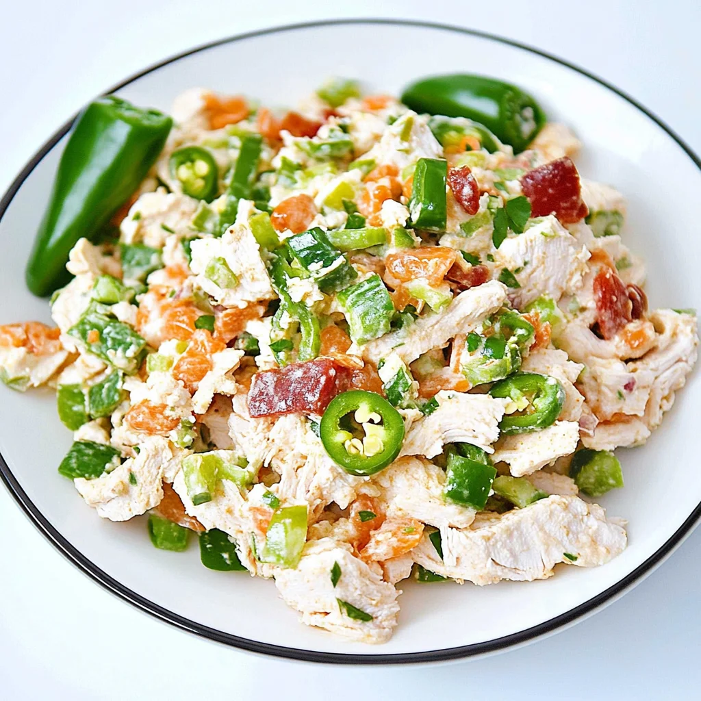 KETO JALAPENO POPPER CHICKEN SALAD