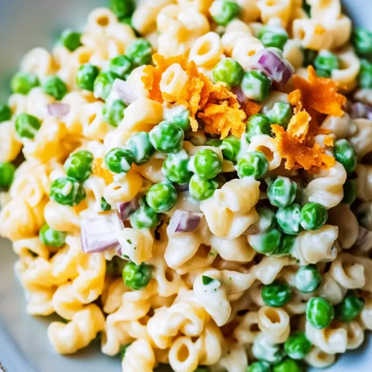 Pea Pasta Salad