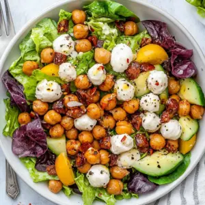 Spicy Roasted Chickpea Salad