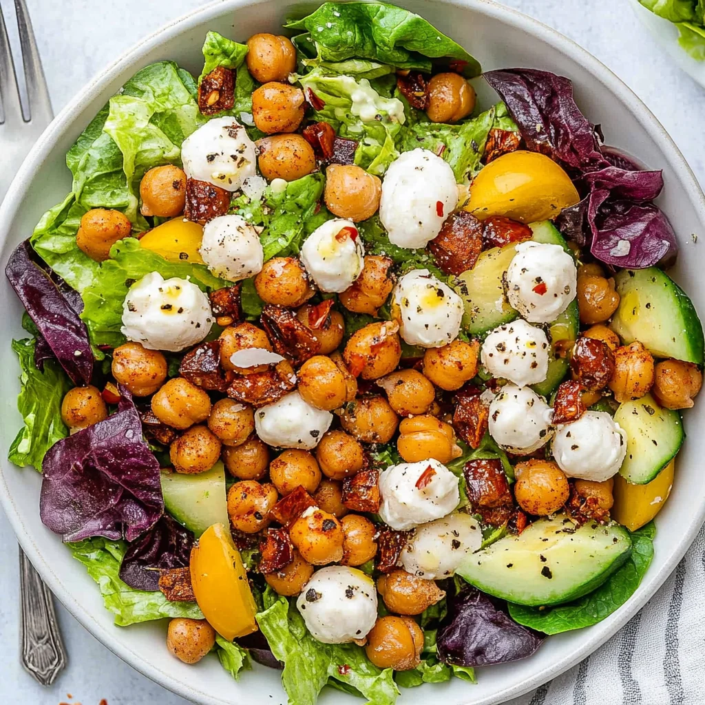 Spicy Roasted Chickpea Salad