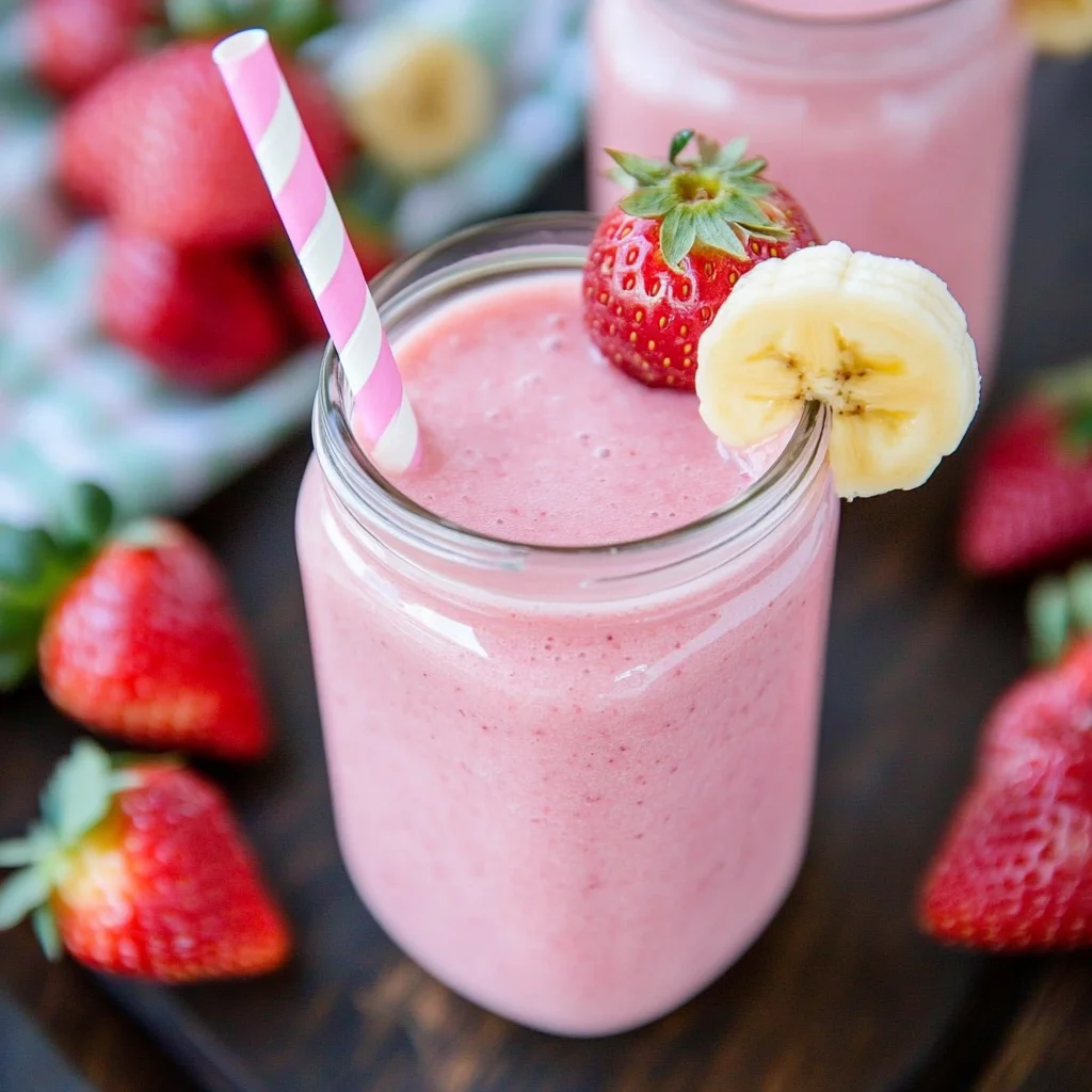 Strawberry Banana Smoothie Recipe