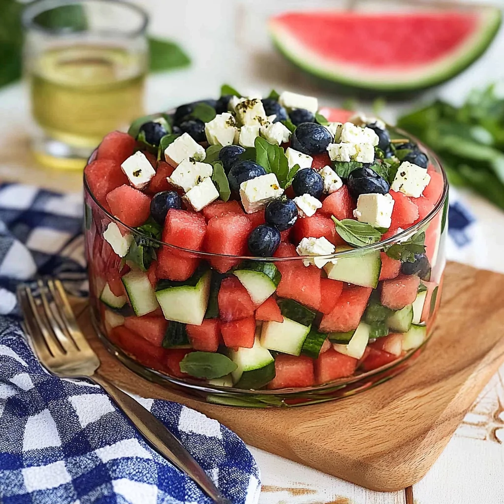 Watermelon Feta Salad Recipe